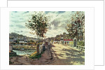 The Seine at Bougival, 1869 by Claude Monet