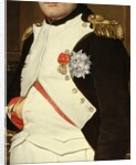 Detail of Napoleon Bonaparte in his Study, 1812 by Jacques Louis David