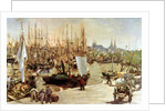 The Port of Bordeaux, 1871 by Edouard Manet