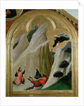 Agostino Saving a Man who Fell from his Horse by Simone Martini