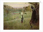 The Vision of the Young Bartholomew, 1889-90 by Mikhail Vasilievich Nesterov