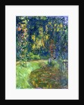 Corner of the pond in Giverny, 1917 by Claude Monet
