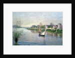 rhe Seine at Argenteuil, 1872 by Alfred Sisley