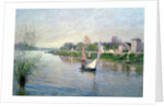 rhe Seine at Argenteuil, 1872 by Alfred Sisley