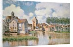 Moret-sur-Loing, the Porte de Bourgogne, 1891 by Alfred Sisley