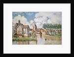 Moret-sur-Loing, the Porte de Bourgogne, 1891 by Alfred Sisley