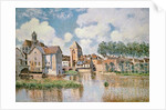 Moret-sur-Loing, the Porte de Bourgogne, 1891 by Alfred Sisley