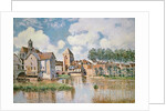 Moret-sur-Loing, the Porte de Bourgogne, 1891 by Alfred Sisley