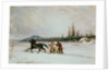 Habitants Sleighing, c.1855 by Cornelius Krieghoff