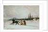 Habitants Sleighing, c.1855 by Cornelius Krieghoff