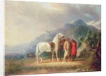 Sioux Camp Scene by Alfred Jacob Miller
