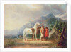 Sioux Camp Scene by Alfred Jacob Miller
