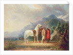 Sioux Camp Scene by Alfred Jacob Miller