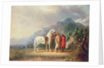 Sioux Camp Scene by Alfred Jacob Miller