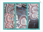 SGRAFFITO TRIPTYCH, 2013 by Peter McClure