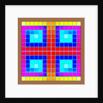 CROSSED SQUARES, 2018 by Peter McClure