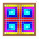 CROSSED SQUARES, 2018 by Peter McClure