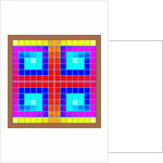 CROSSED SQUARES, 2018 by Peter McClure