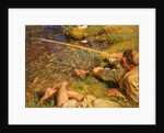 Val d'Aosta: A Man Fishing, c.1907 by John Singer Sargent