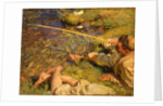 Val d'Aosta: A Man Fishing, c.1907 by John Singer Sargent