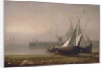Fishing Boats at Low Tide, c.1850s by Fitz Henry Lane