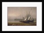 Fishing Boats at Low Tide, c.1850s by Fitz Henry Lane