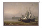 Fishing Boats at Low Tide, c.1850s by Fitz Henry Lane