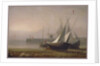 Fishing Boats at Low Tide, c.1850s by Fitz Henry Lane