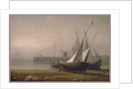 Fishing Boats at Low Tide, c.1850s by Fitz Henry Lane