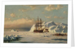 Caught in the Ice Floes, after 1870 by William Bradford