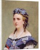 Portrait of Charlotte of Saxe-Cobourg-Gotha Princess of Belgium and Empress of Mexico by Belgian School