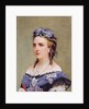 Portrait of Charlotte of Saxe-Cobourg-Gotha Princess of Belgium and Empress of Mexico by Belgian School