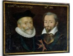 Portrait of Philippe Hurault Count of Cheverny and Francois Marquis of O, 1617-38 by French School
