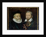 Portrait of Philippe Hurault Count of Cheverny and Francois Marquis of O, 1617-38 by French School