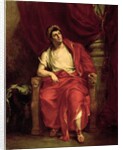 Portrait of Francois Joseph Talma as Nero in 'Britannicus' by Jean Racine 1857 by Ferdinand Victor Eugene Delacroix