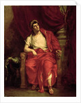 Portrait of Francois Joseph Talma as Nero in 'Britannicus' by Jean Racine 1857 by Ferdinand Victor Eugene Delacroix
