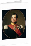 Portrait of Leopold I of Saxe-Cobourg-Gotha in the Uniform of a Cuirassier by Polydore Beaufaux