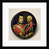 Snuff box with portraits of Arthur Wellesley Duke of Wellington and Gebbard Leberecht Field Marshall, Prince von Blucher by English School