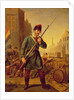 Soldier of the Belgian Revolution in 1830 by Belgian School