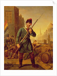 Soldier of the Belgian Revolution in 1830 by Belgian School