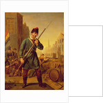 Soldier of the Belgian Revolution in 1830 by Belgian School