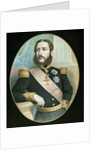 Leopold II c.1866-67 by Belgian School