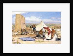 The Caravan - An Arab Encampment at Edfou, c.1861 by John Frederick Lewis