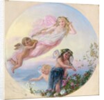 A Sylph and her Fairy Attendants Besprinkling the Early Morning Dew by Joseph Bouvier