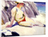 Sunbather on the Beach, Iona, 1928 by Francis Campbell Boileau Cadell