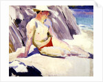 Sunbather on the Beach, Iona, 1928 by Francis Campbell Boileau Cadell
