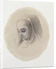 Head study for The Nun, c. 1870 by Adelaide Claxton
