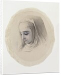 Head study for The Nun, c. 1870 by Adelaide Claxton