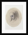 Head study for The Nun, c. 1870 by Adelaide Claxton