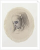 Head study for The Nun, c. 1870 by Adelaide Claxton